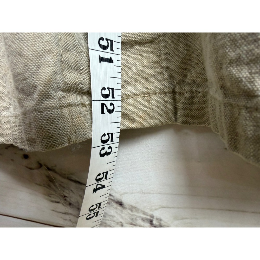 The Australian Outback Collection Duster Coat Large Tan Canvas Cape Trench - Picture 9 of 12